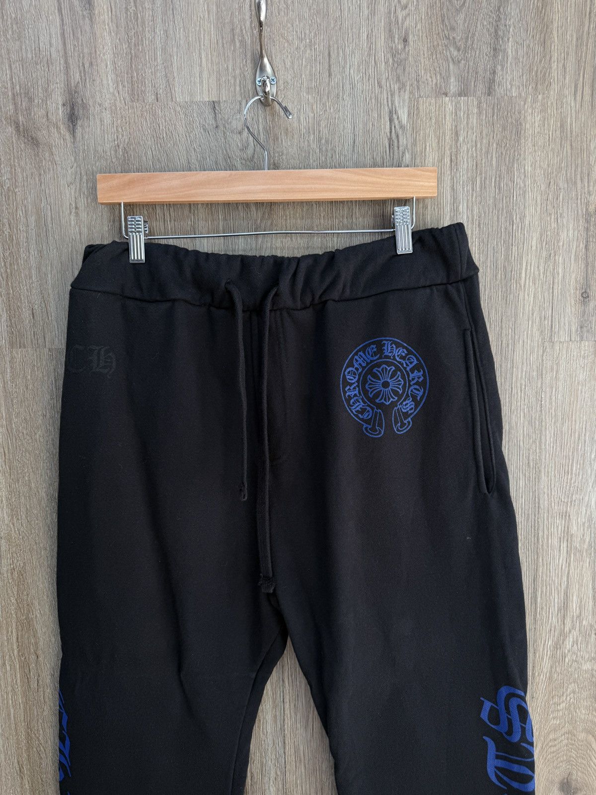 Chrome Hearts Chrome Hearts Blue Horsehoe Sweatpants Size US 32 / EU 48 - 2 Thumbnail
