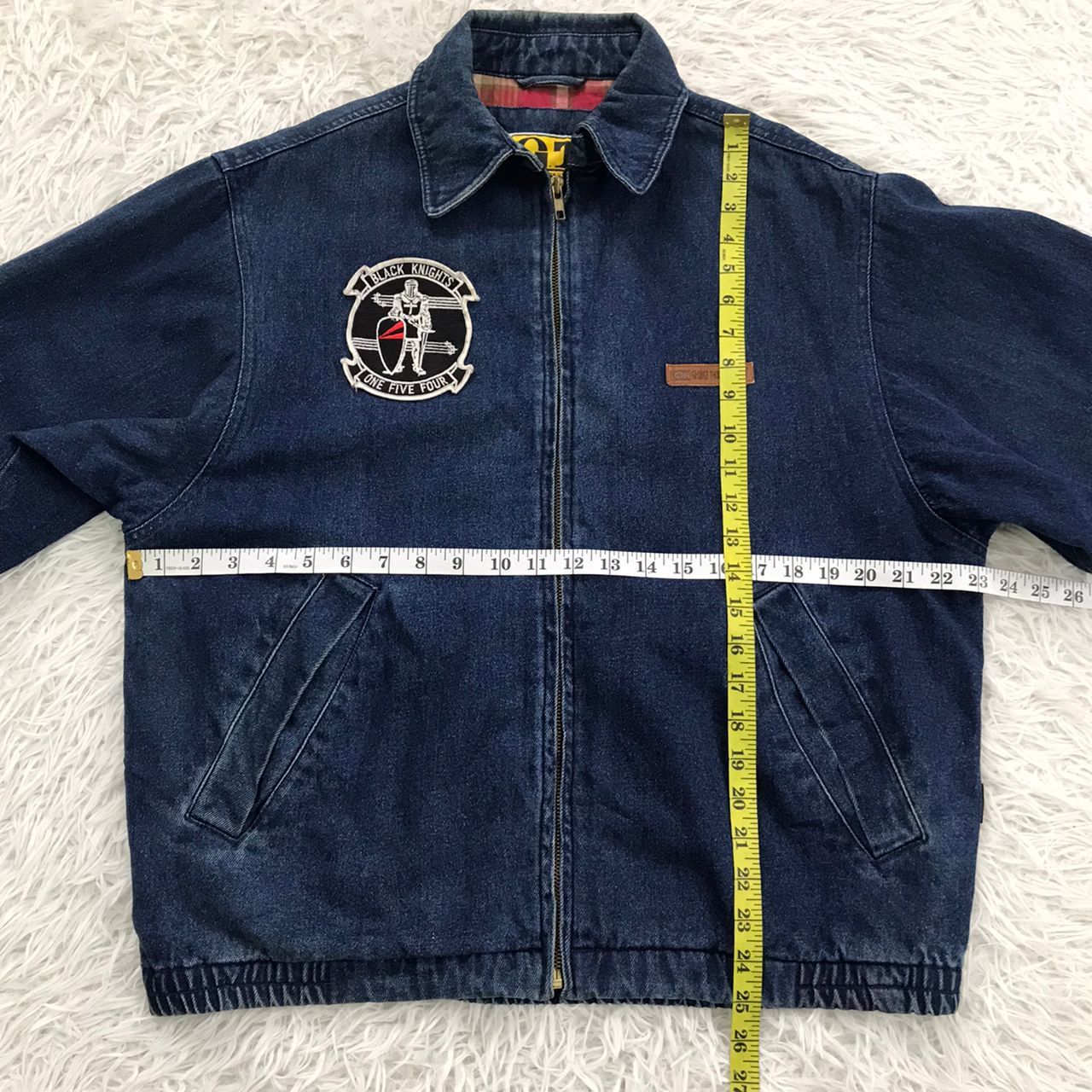 Japanese Brand G.T.Hawkins Denim Style Jacket Red Gingham Inner Size US M / EU 48-50 / 2 - 12 Thumbnail