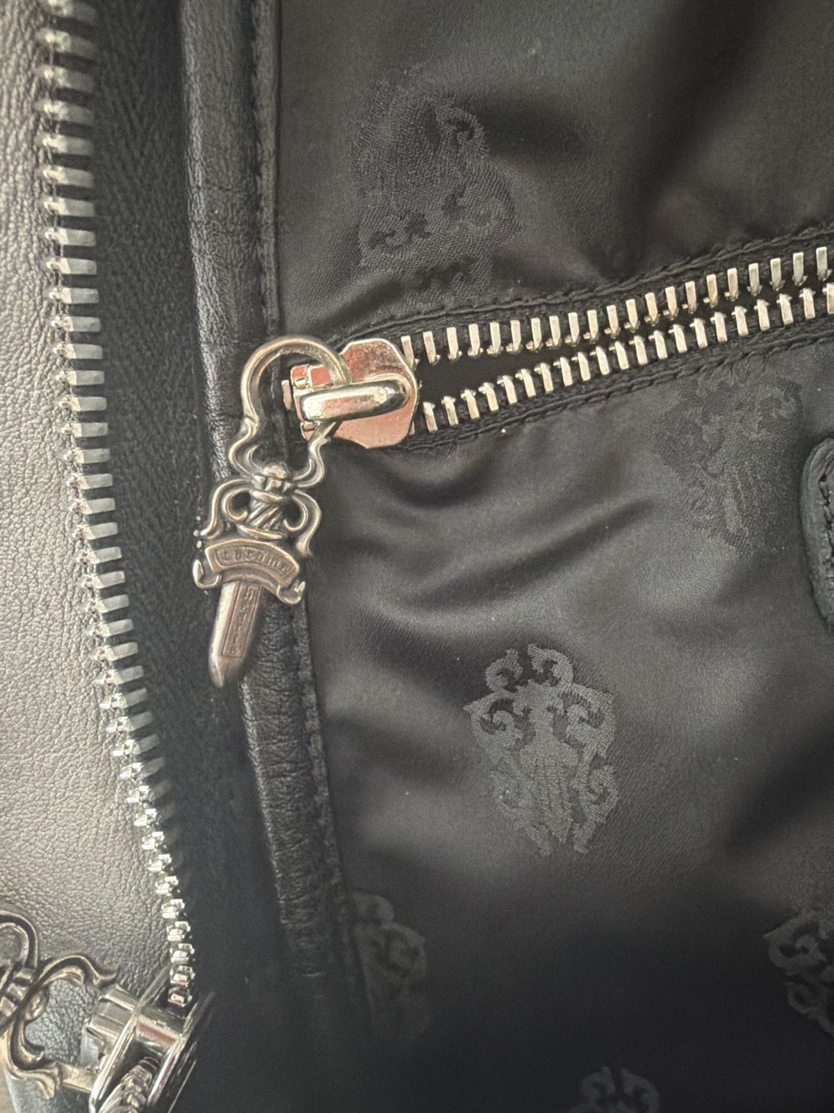 Chrome Hearts 1 of 1 Silver Chrome Heart Leather Backpack Size ONE SIZE - 12 Thumbnail