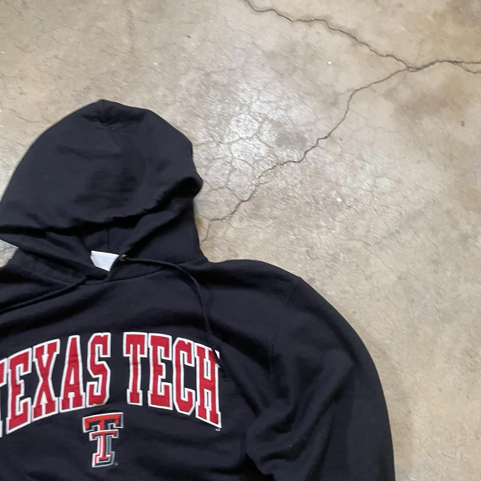 Champion Champion Texas Tech Hoodie Mens Large Pullover Patch Black Size US L / EU 52-54 / 3 - 2 Thumbnail