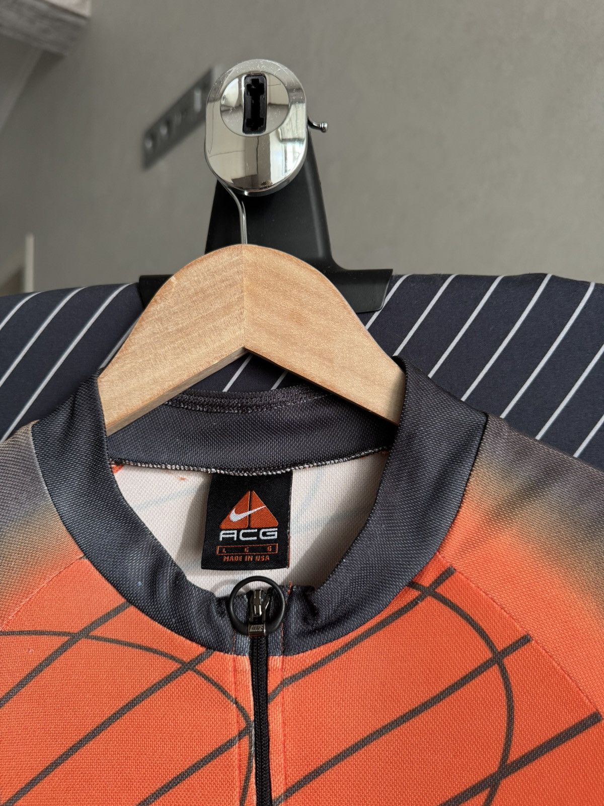 Nike ACG Nike ACG Vintage Logo Sports Blockcore Zip Jersey Cycling Size US L / EU 52-54 / 3 - 5 Thumbnail
