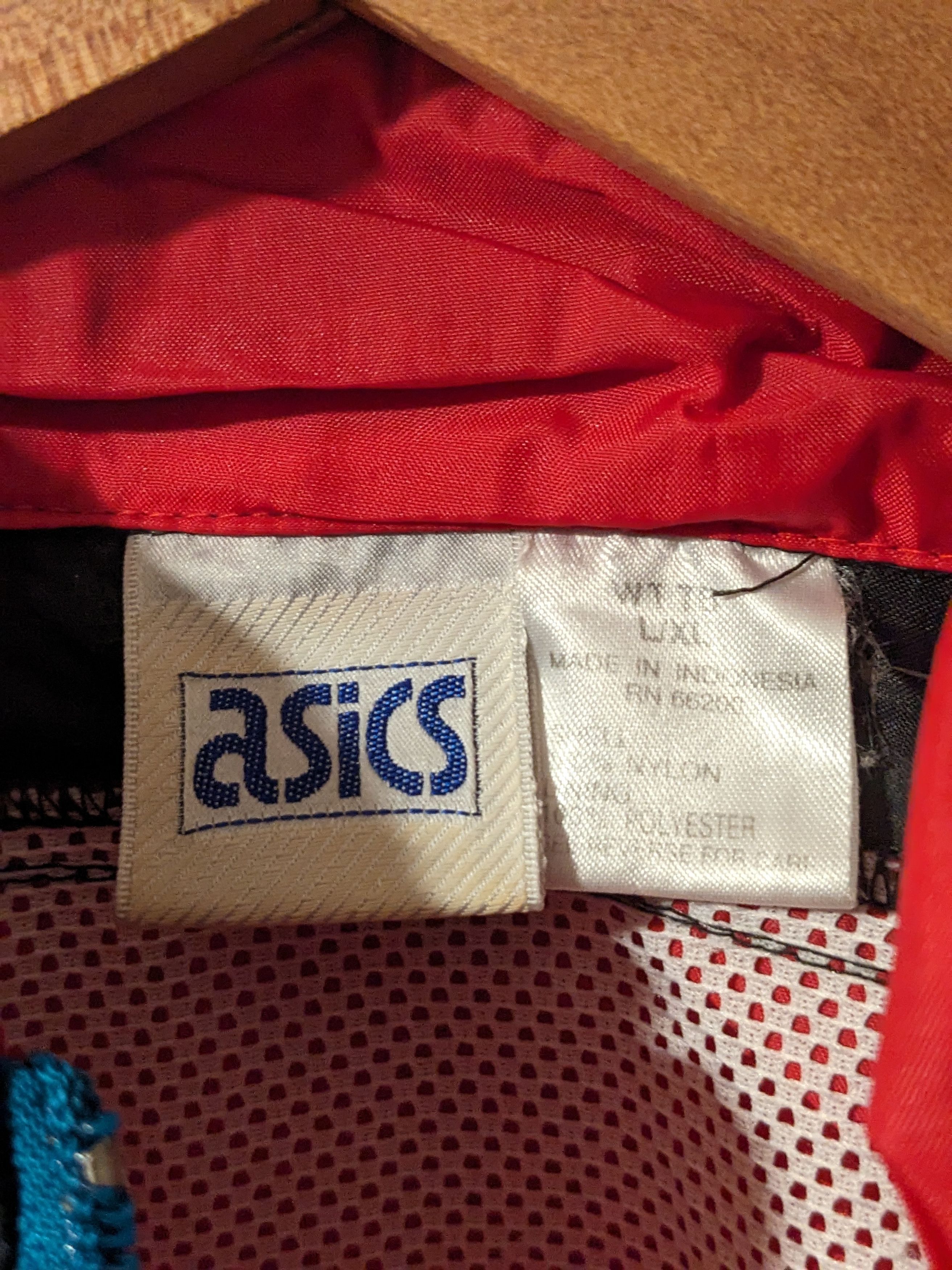 Asics × Vintage Vintage 90s Asics Three Tone Light Weight Windbreaker Jacket Size US XL / EU 56 / 4 - 5 Thumbnail