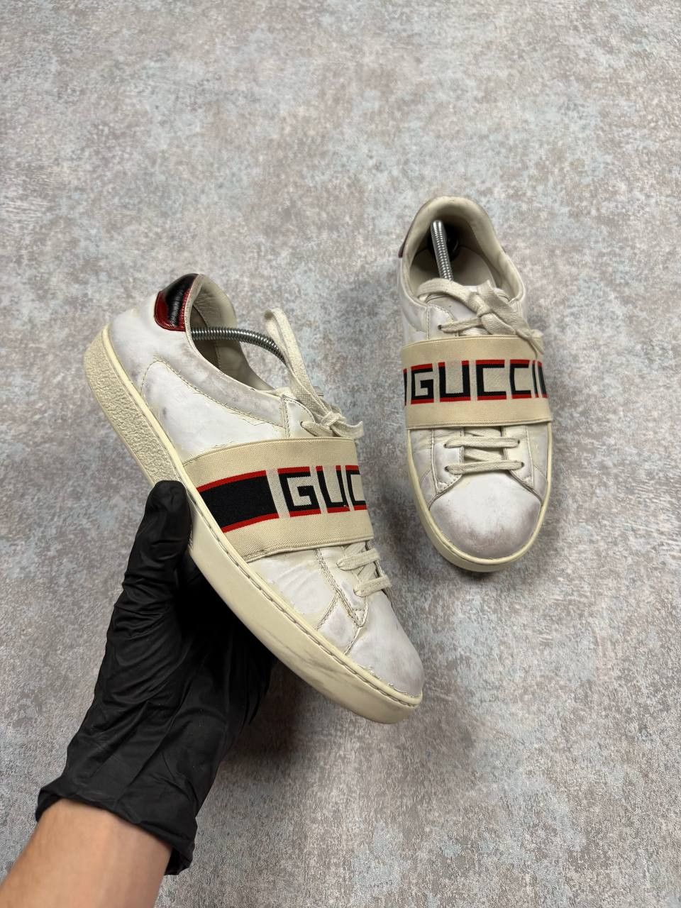 Gucci Ace Stripe Stripe Sneakers Shoes