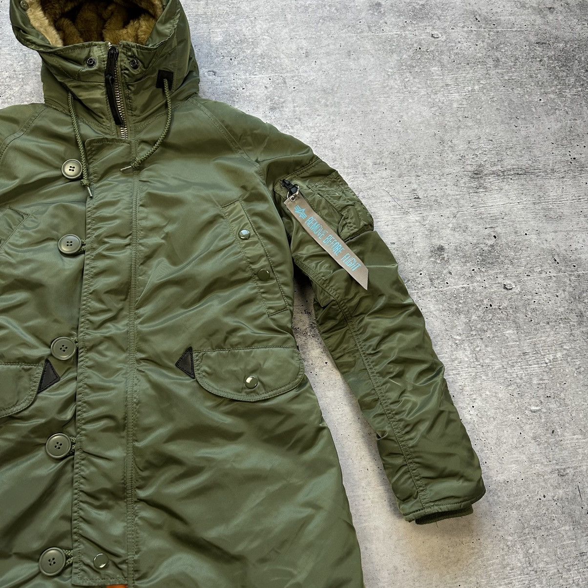 Alpha Industries × Vintage Alpha Industries N3B VF 59 Parka Jacket Sage Green Size XS Size XS / US 0-2 / IT 36-38 - 3 Thumbnail