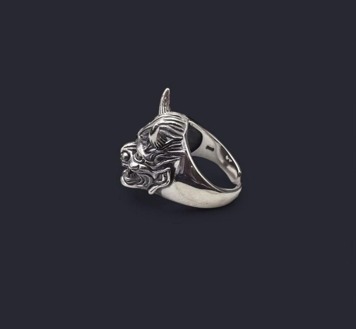 Other Japanese mask ring 👺 Size ONE SIZE - 2 Thumbnail
