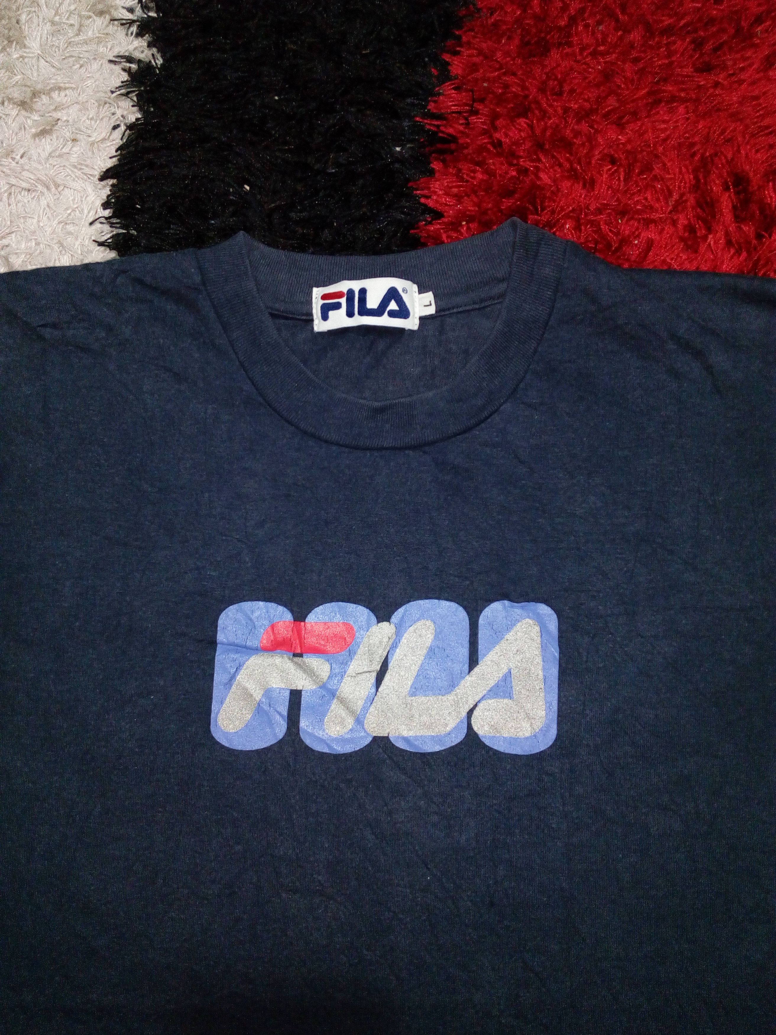 Fila Vintage Y2K FILA T-Shirt Big Logo Sportswear Crewneck Tees Size US L / EU 52-54 / 3 - 2 Thumbnail