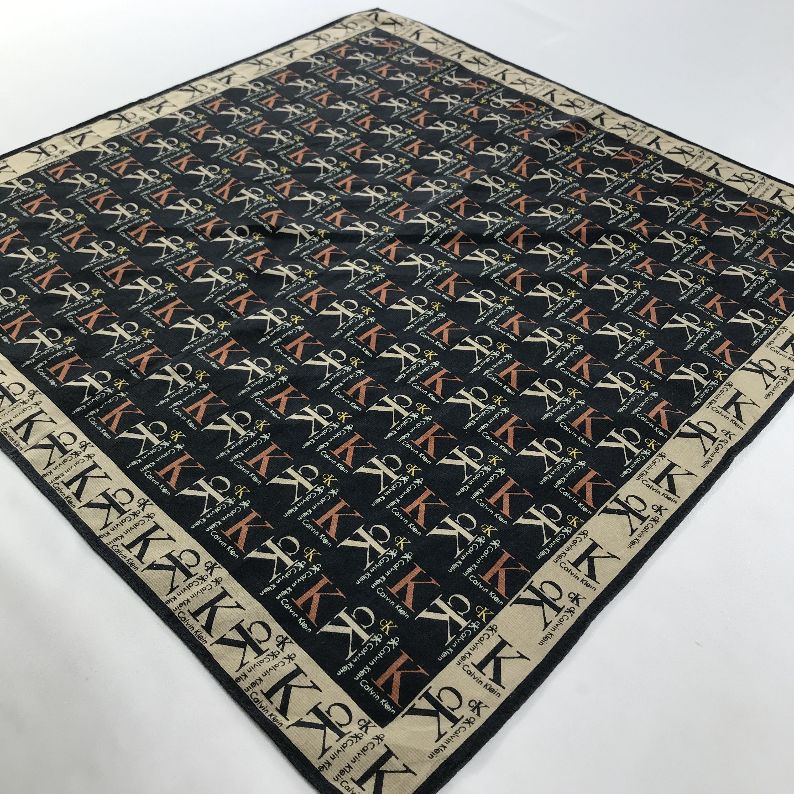 Calvin Klein × Vintage Calvin Klein Bandana / Handkerchief / Neckerchief - S1386 Size ONE SIZE - 2 Thumbnail