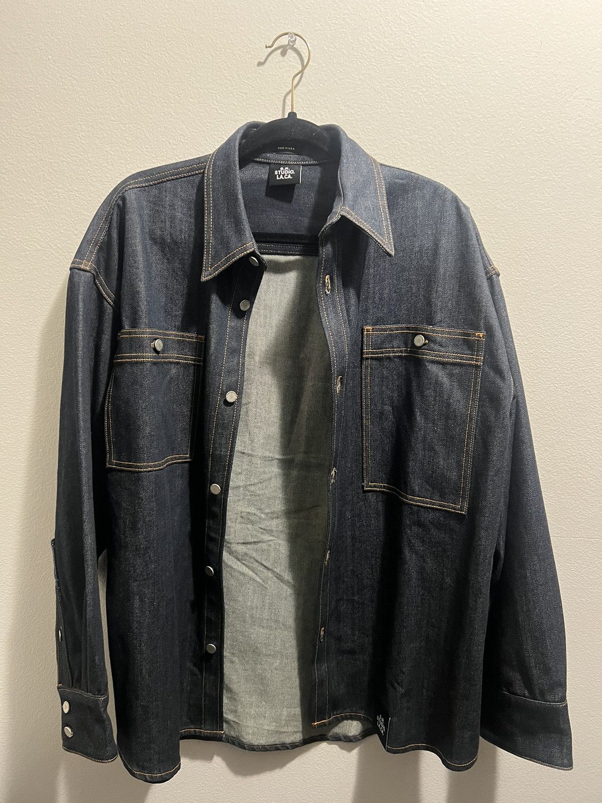 Sterling Ruby Sterling Ruby Denim Oversized Shirt Size US L / EU 52-54 / 3 - 2 Thumbnail