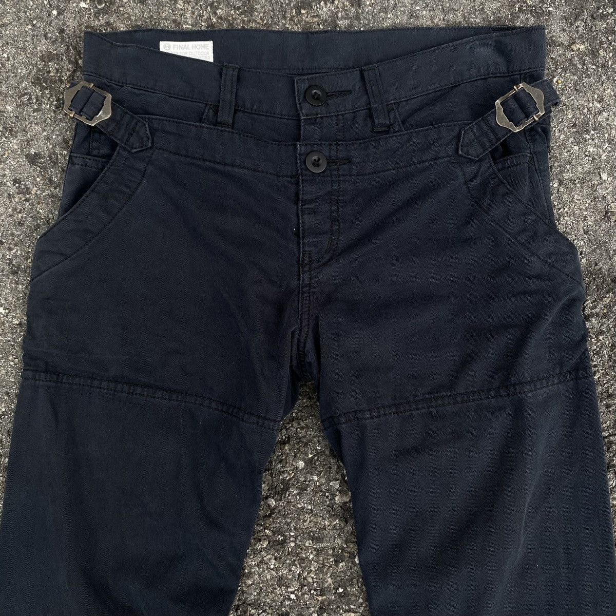Balenciaga × Final Home × Vintage Final Home Survival Bondage Black Pants Size US 31 - 5 Thumbnail