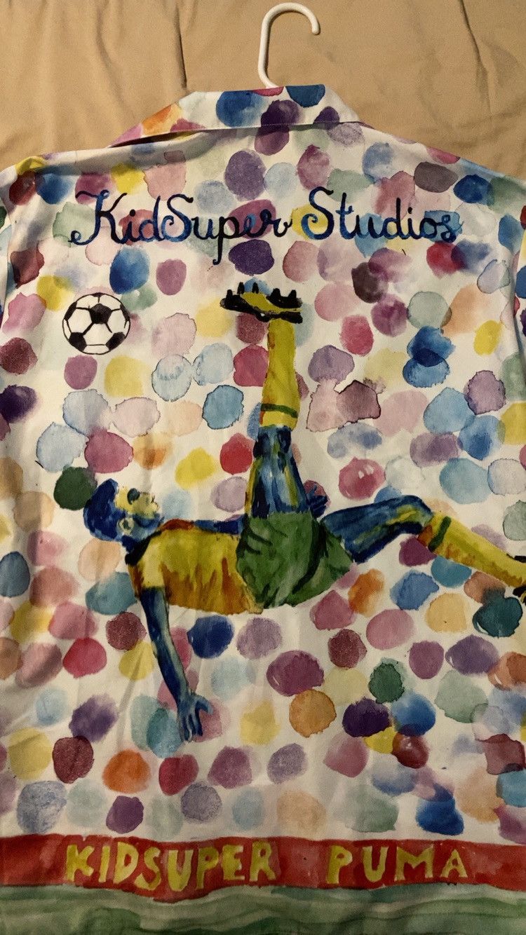 KidSuper × Puma Puma x KidSuper Studios "Watercolor Soccer" AOP Shirt Size US M / EU 48-50 / 2 - 5 Thumbnail