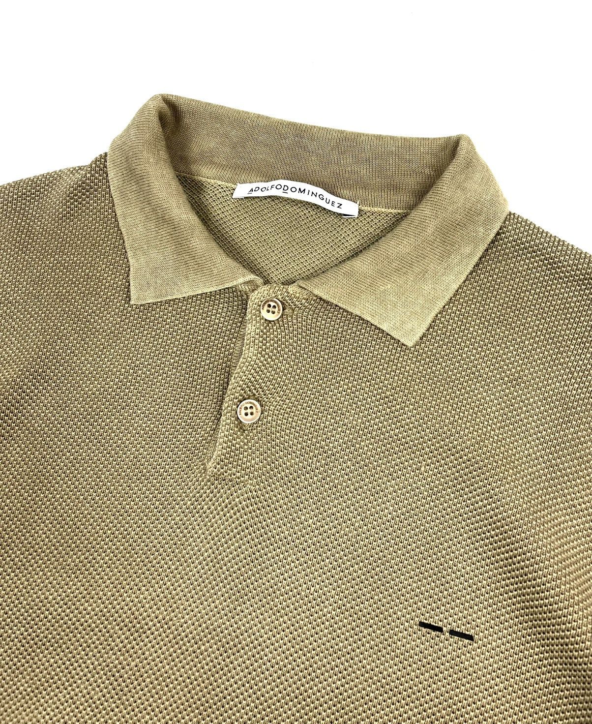 Adolfo Dominguez Luxury ADOLFO DOMINGUEZ Long Sleeve Polo Shirt Old Money L Size US L / EU 52-54 / 3 - 4 Thumbnail