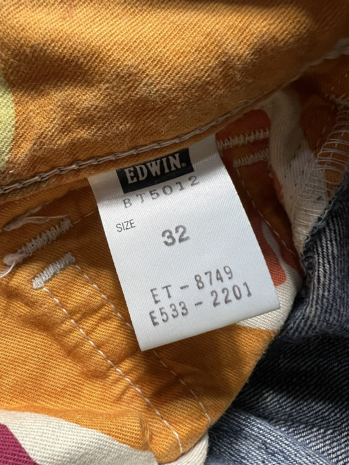 Edwin Flare Very Rare Vintage Edwin Blue Trip Distressed Pants Size US 32 / EU 48 - 9 Thumbnail