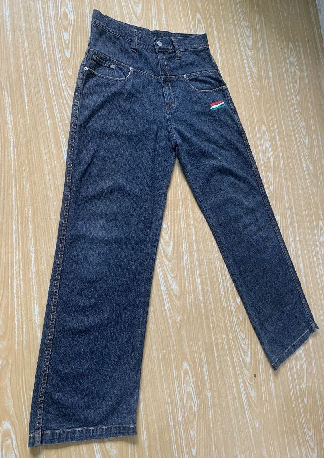 Massive Massive Massimo Blackhole HipHop Baggy Jeans Pants Size US 29 - 4 Thumbnail