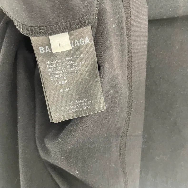 Balenciaga Balenciaga Black Printed Short Sleeve Size US L / EU 52-54 / 3 - 4 Thumbnail
