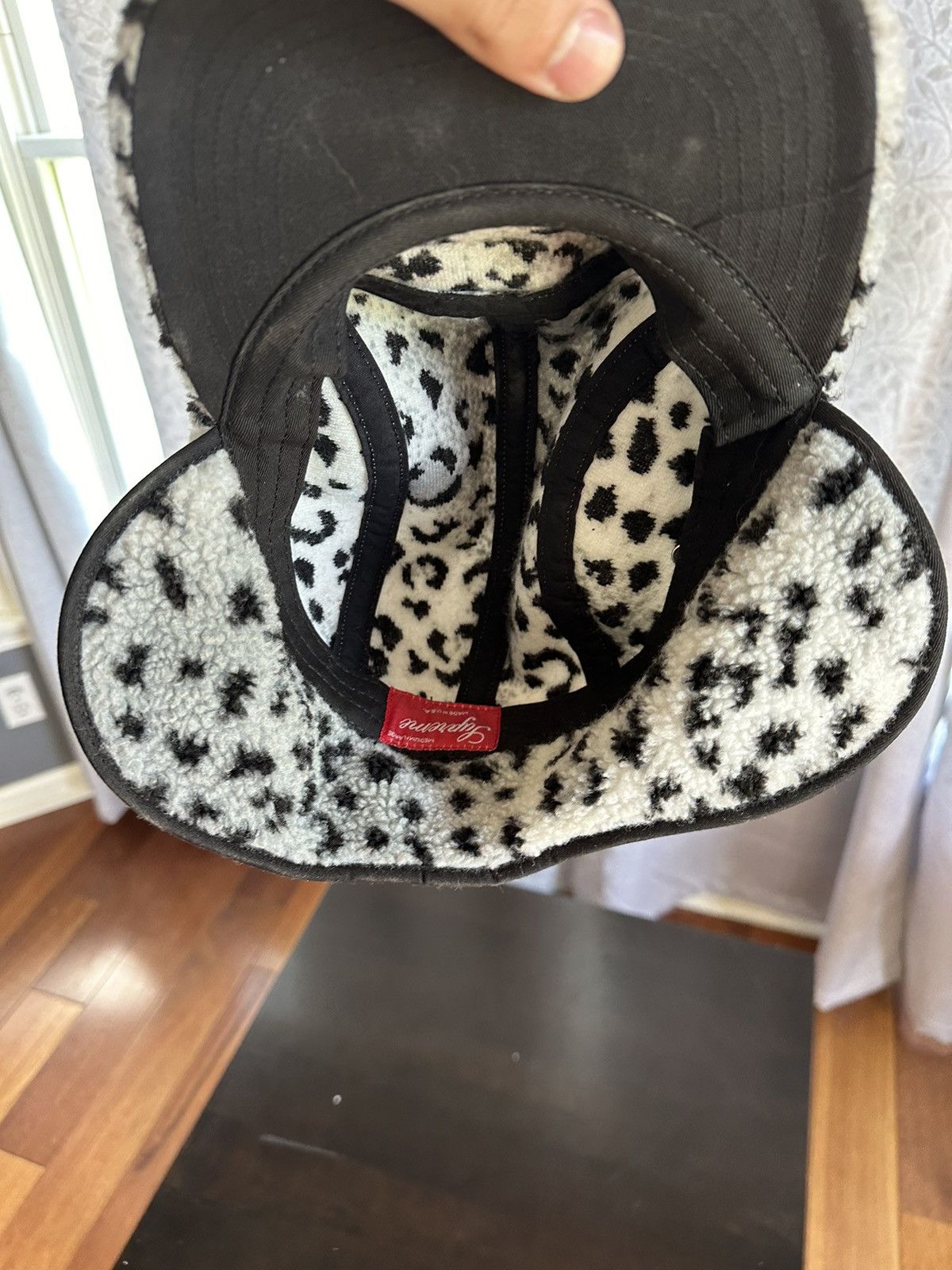 Supreme Supreme leopard fleece ear cap hat Size ONE SIZE - 2 Thumbnail
