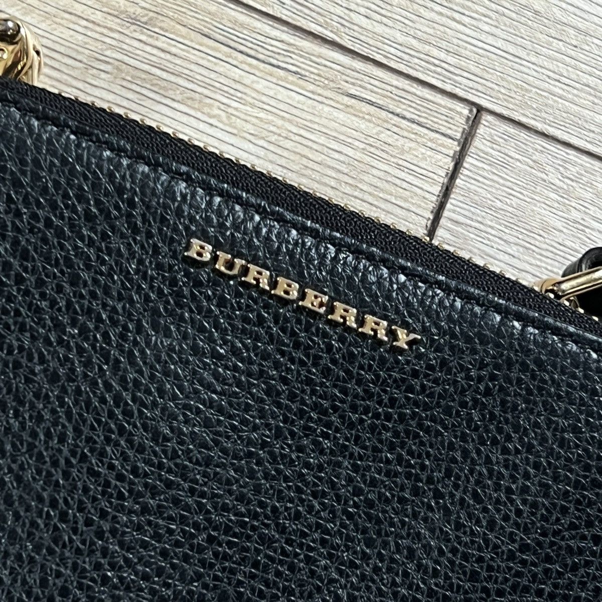 Burberry Burberry Mini Mag Crossbody Black Leather Size ONE SIZE - 3 Thumbnail