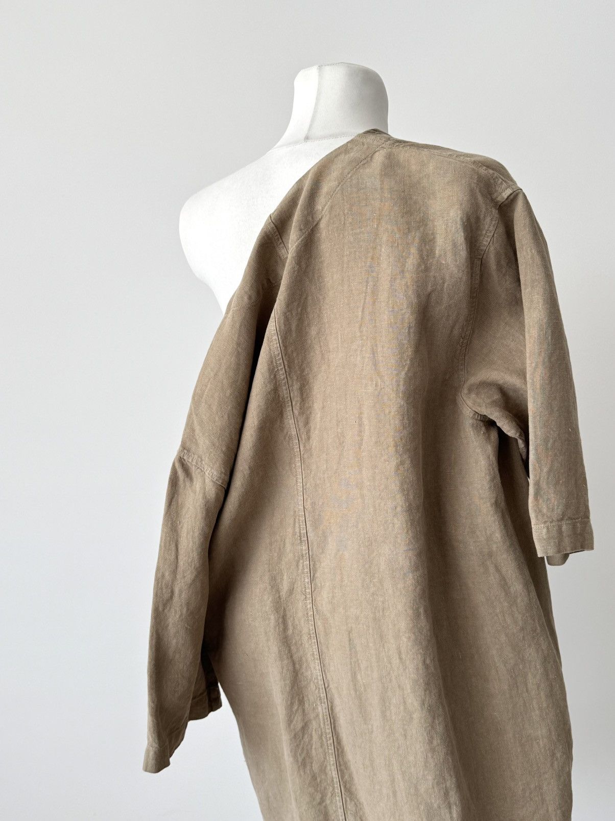 Designer × Japanese Brand OSKA Women’s Linen Duster Coat Size M / US 6-8 / IT 42-44 - 8 Thumbnail