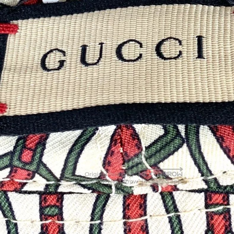 Gucci gucci SizeL Brown logo jacquard full print casual fisherman Size ONE SIZE - 7 Thumbnail