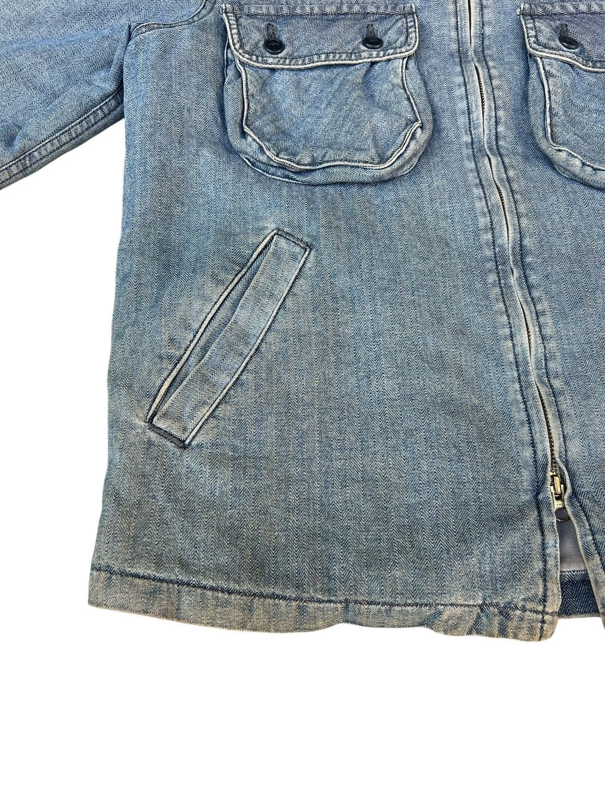 Full Count & Co. × Vintage Vintage Full Count Dirty Mud HBT Denim Jacket Lined Size US M / EU 48-50 / 2 - 8 Thumbnail