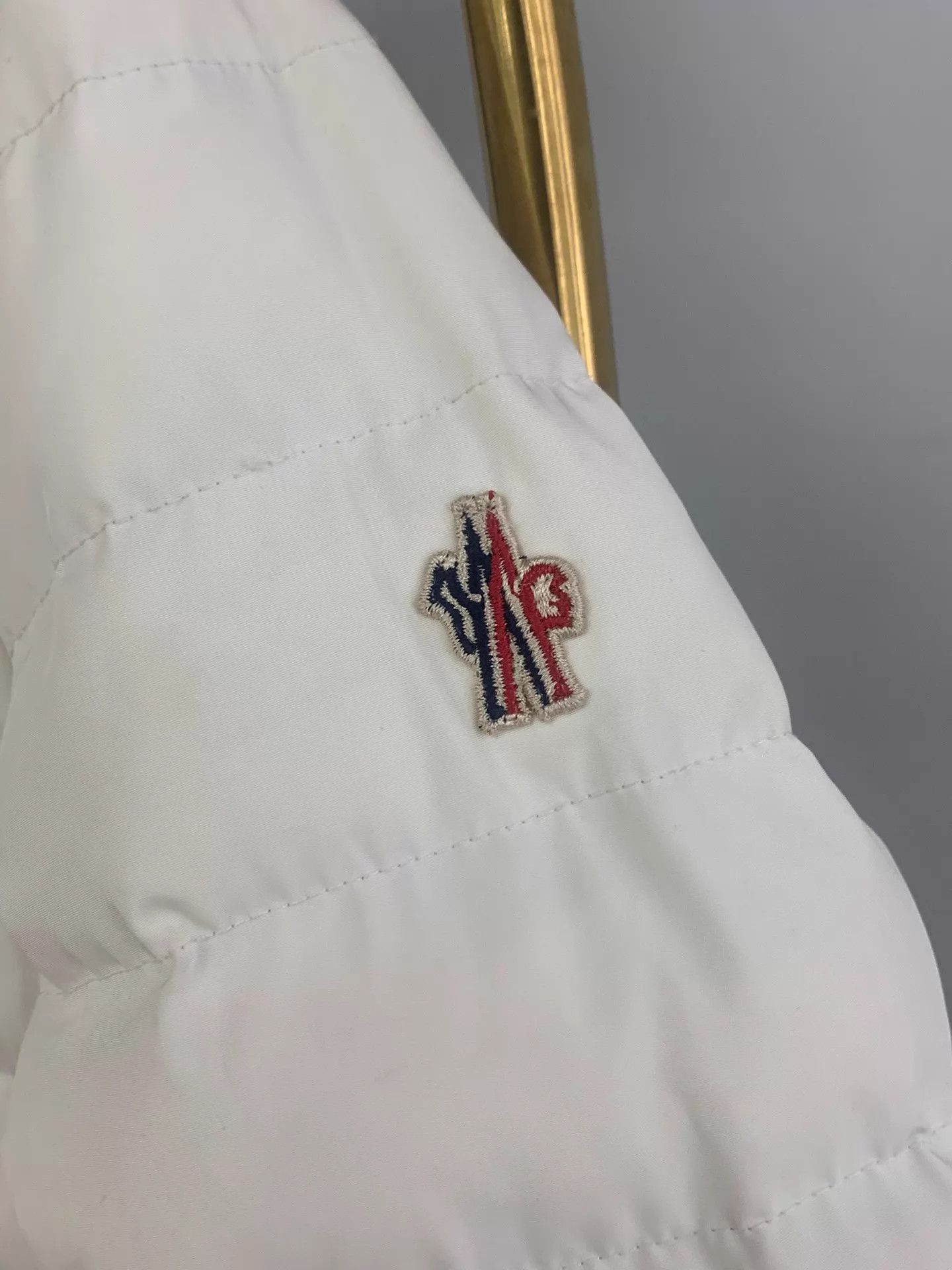 Moncler Moncler White & Black Color Blocked Puffer Jacket Size 1 New Size US S / EU 44-46 / 1 - 2 Thumbnail