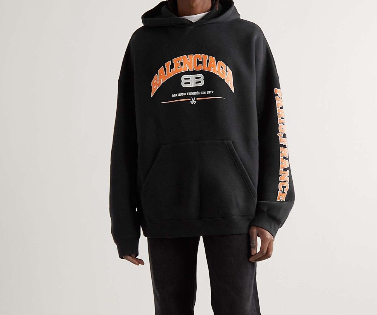 Balenciaga BALENCIAGA MAISON HOODIE Size US M / EU 48-50 / 2 - 2 Thumbnail