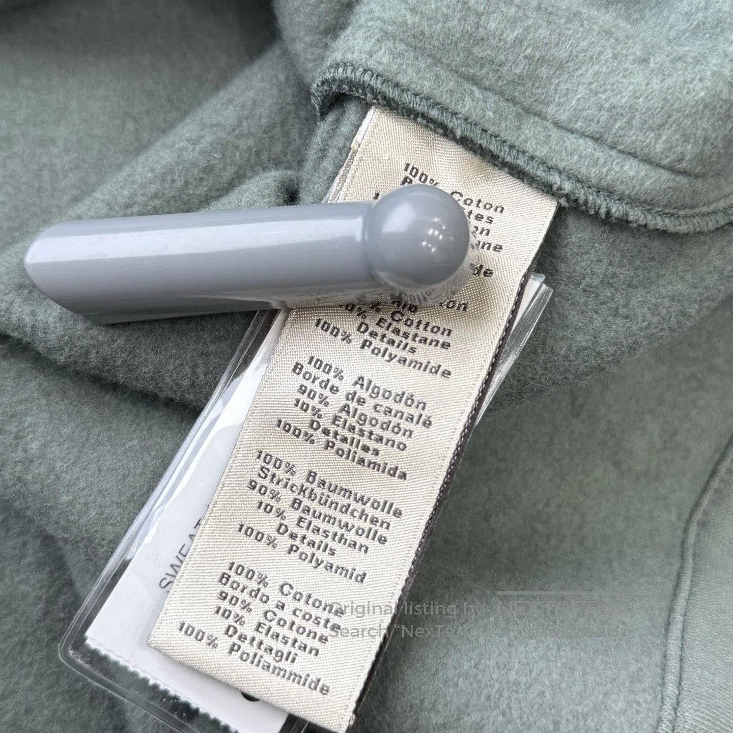 Hermes HERMES Pocket Hooded Long. Size US M / EU 48-50 / 2 - 5 Thumbnail