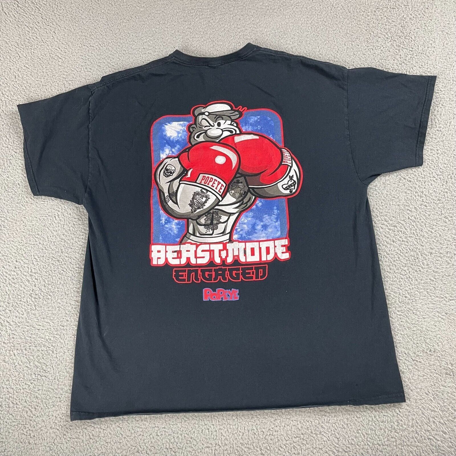 Other Popeye Beast Mode Engaged Contrast Comics Crew T-Shirt Size US XXL / EU 58 / 5 - 1 Thumbnail