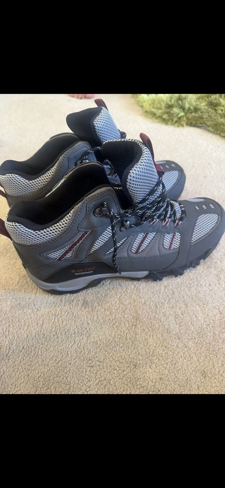 Hi Tec Hi-tec mens black and grey hiking boots Size US 12 / EU 45 - 1 Thumbnail