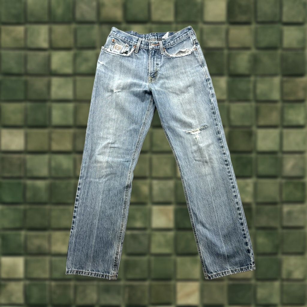 Vintage VINTAGE Cinch Men's White Label Jeans Relaxed Fit 31x32 Blue Denim Straight 5-Pocket Mens Size US 31 - 1 Thumbnail