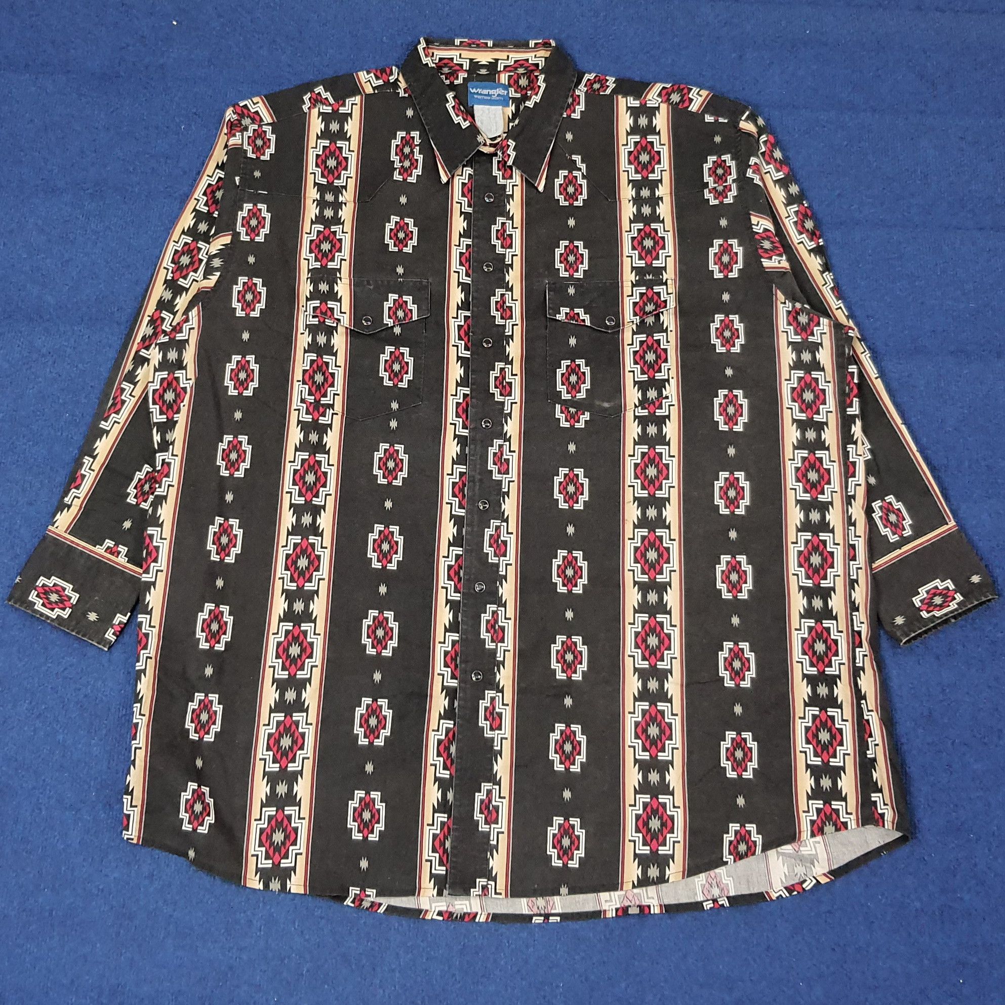 Wrangler Vintage Wrangler American Classic Button Up Shirt C223N5 Size US XXL / EU 58 / 5 - 1 Thumbnail