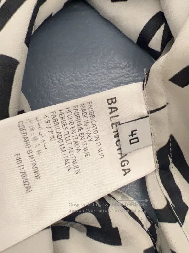 Balenciaga Balenciaga Viscose Shirt Size S / US 4 / IT 40 - 3 Thumbnail