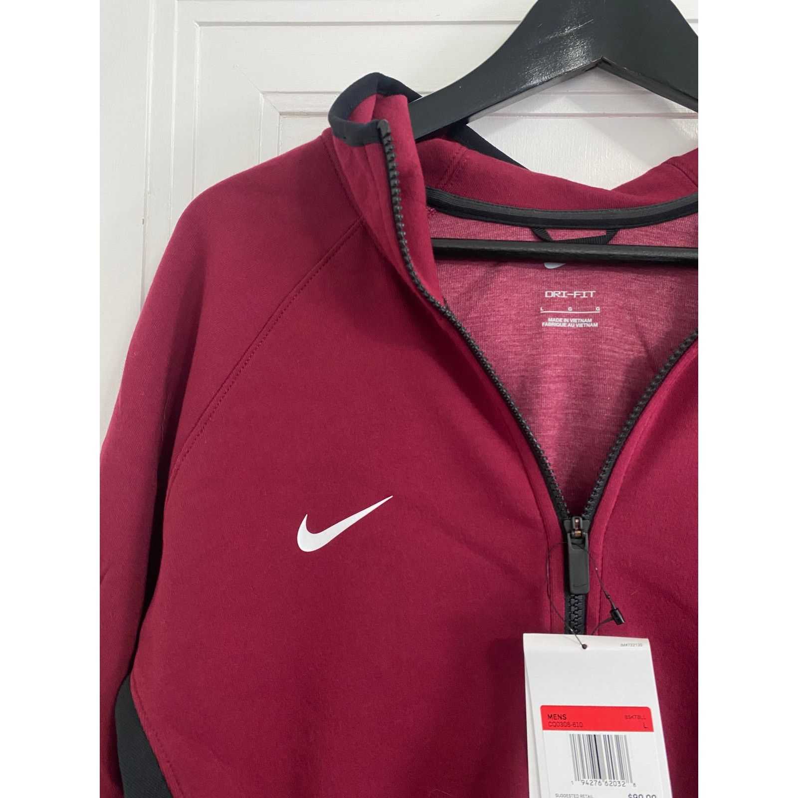 Nike New With Tags Nike Dri-Fit Full-Zip Hoodie Size Large Size US L / EU 52-54 / 3 - 3 Thumbnail