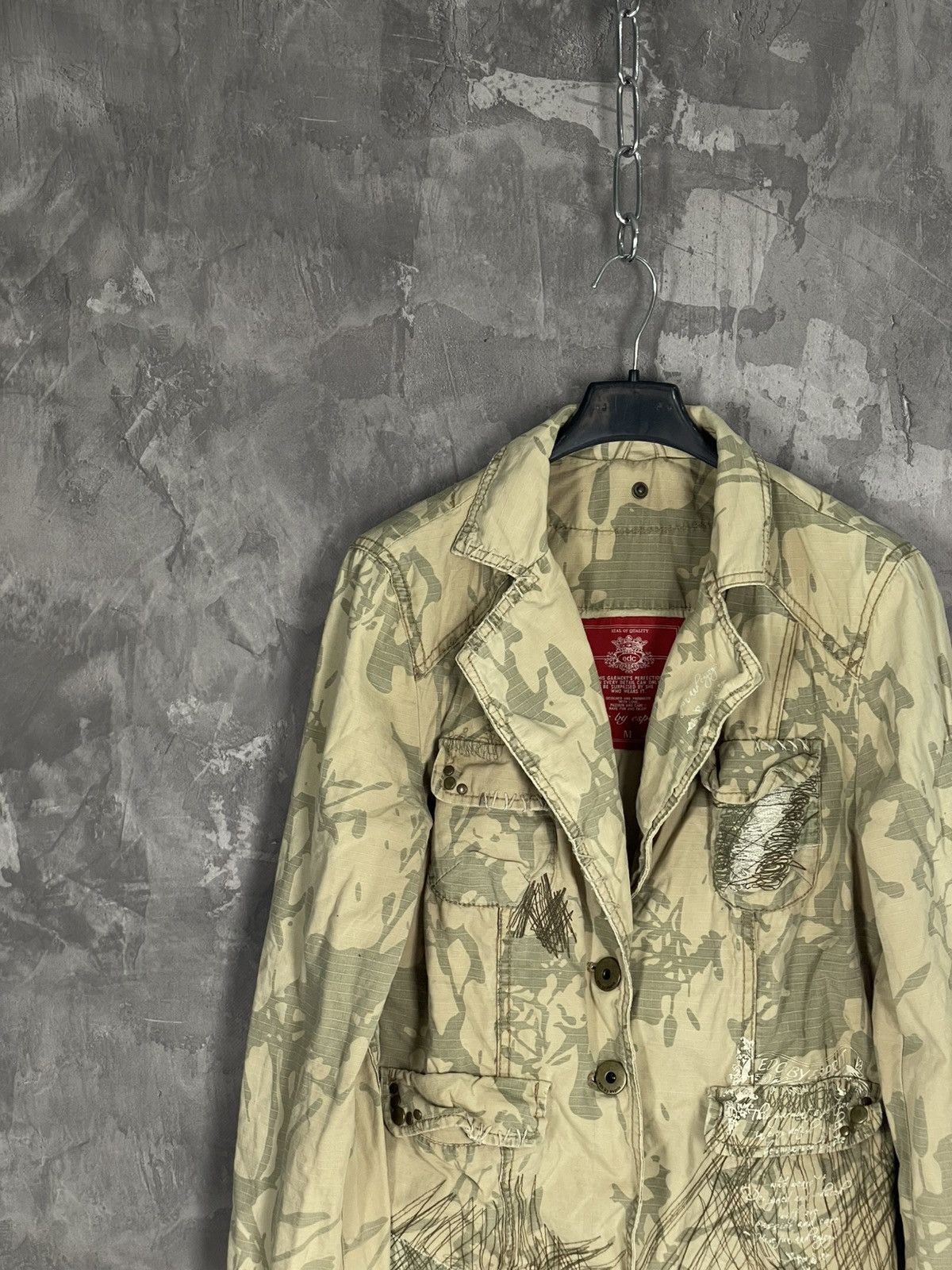 Vintage Y2K Japanese Embroidered Floral Studded Jacket