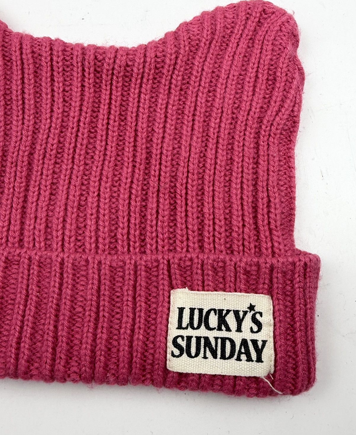 Japanese Brand luckys sunday beanie hat with horn tc52 Size ONE SIZE - 4 Thumbnail