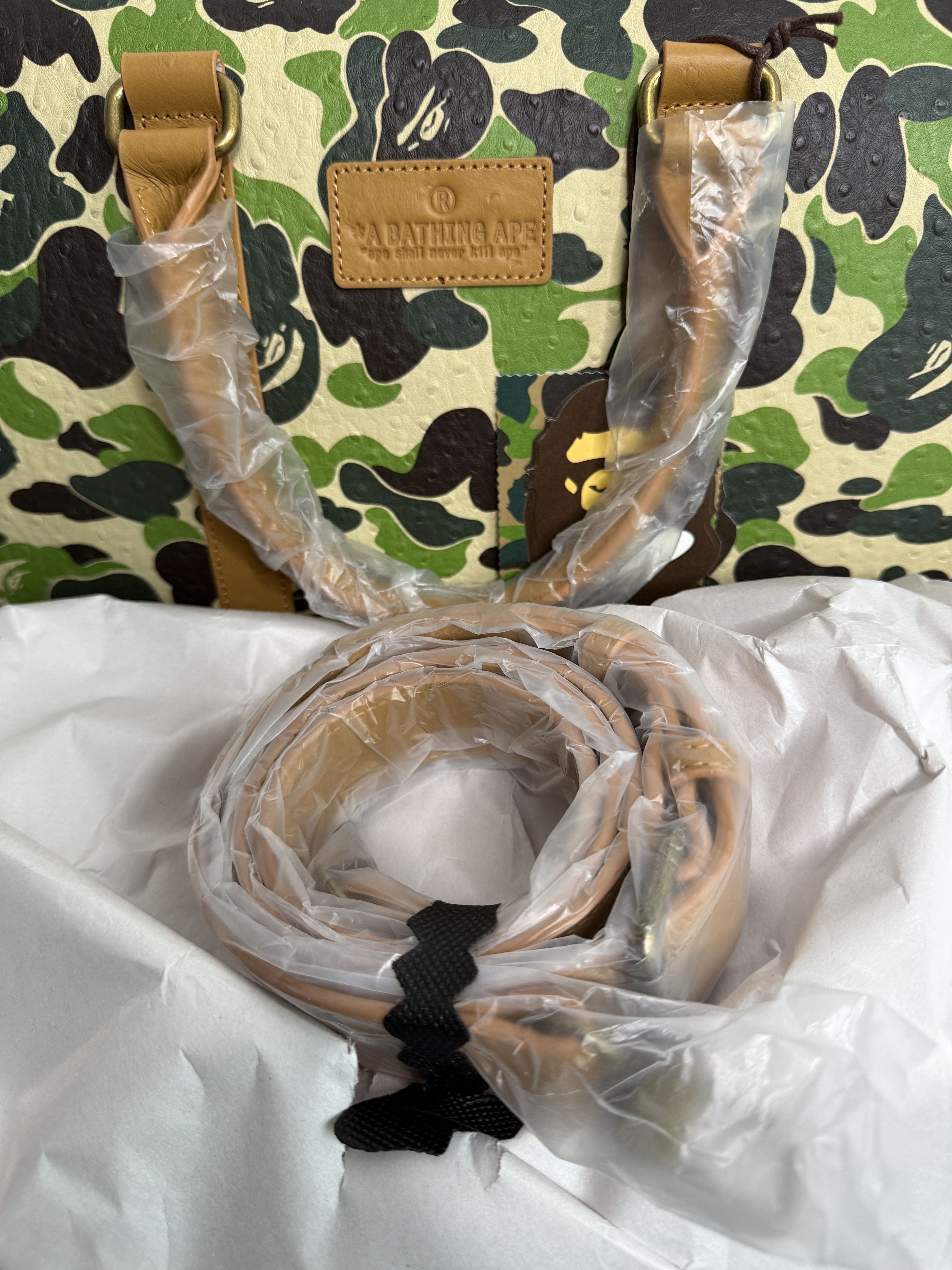 Bape BAPE ABC CAMO PU BOSTON BAG Size ONE SIZE - 14 Thumbnail