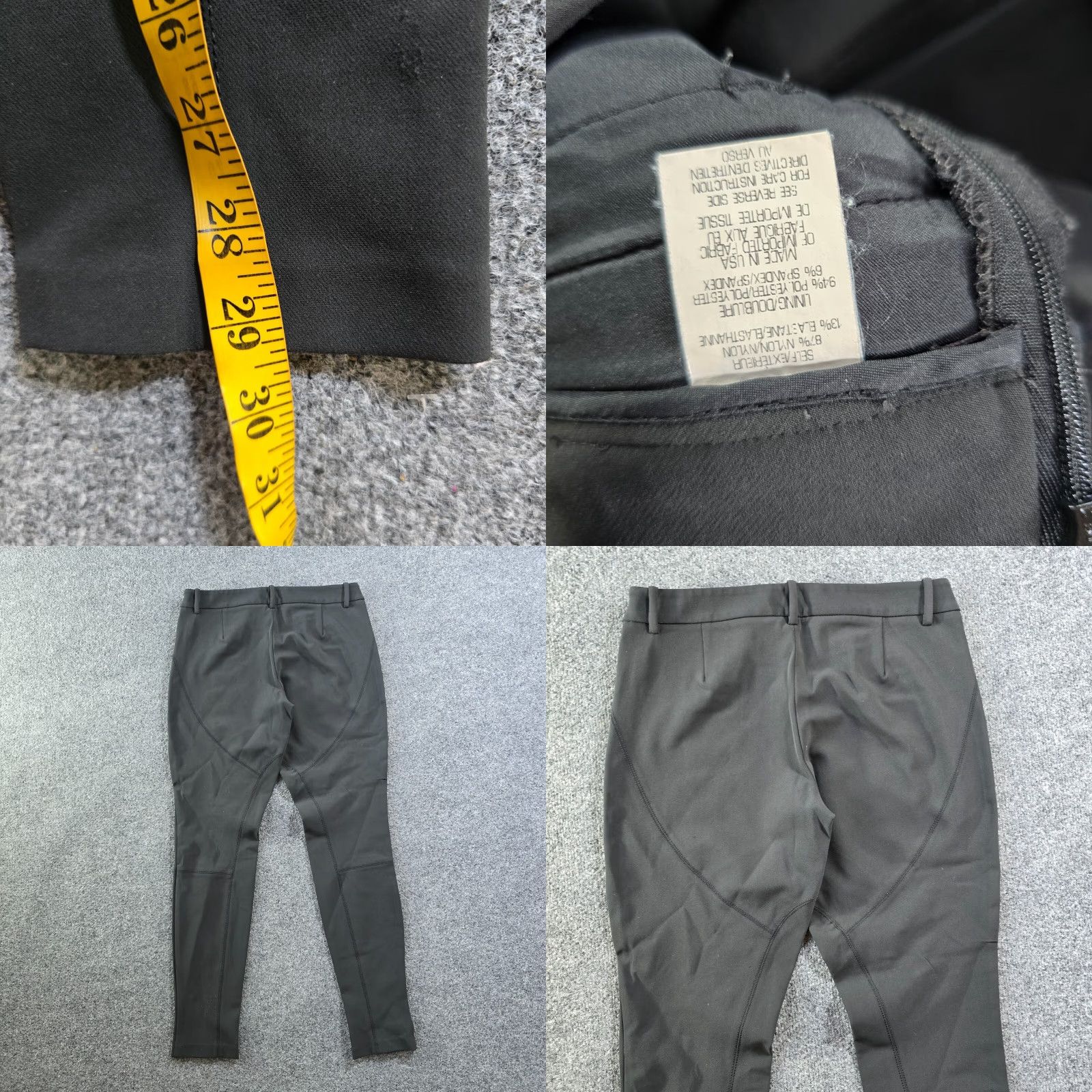 Theory **Theory Women's Size 6 Black Fitted Zip Casual Pants** User: **Theory Women's Size 6 Black Fitted Zip Casual Pants** Size 28" / US 6 / IT 42 - 8 Thumbnail