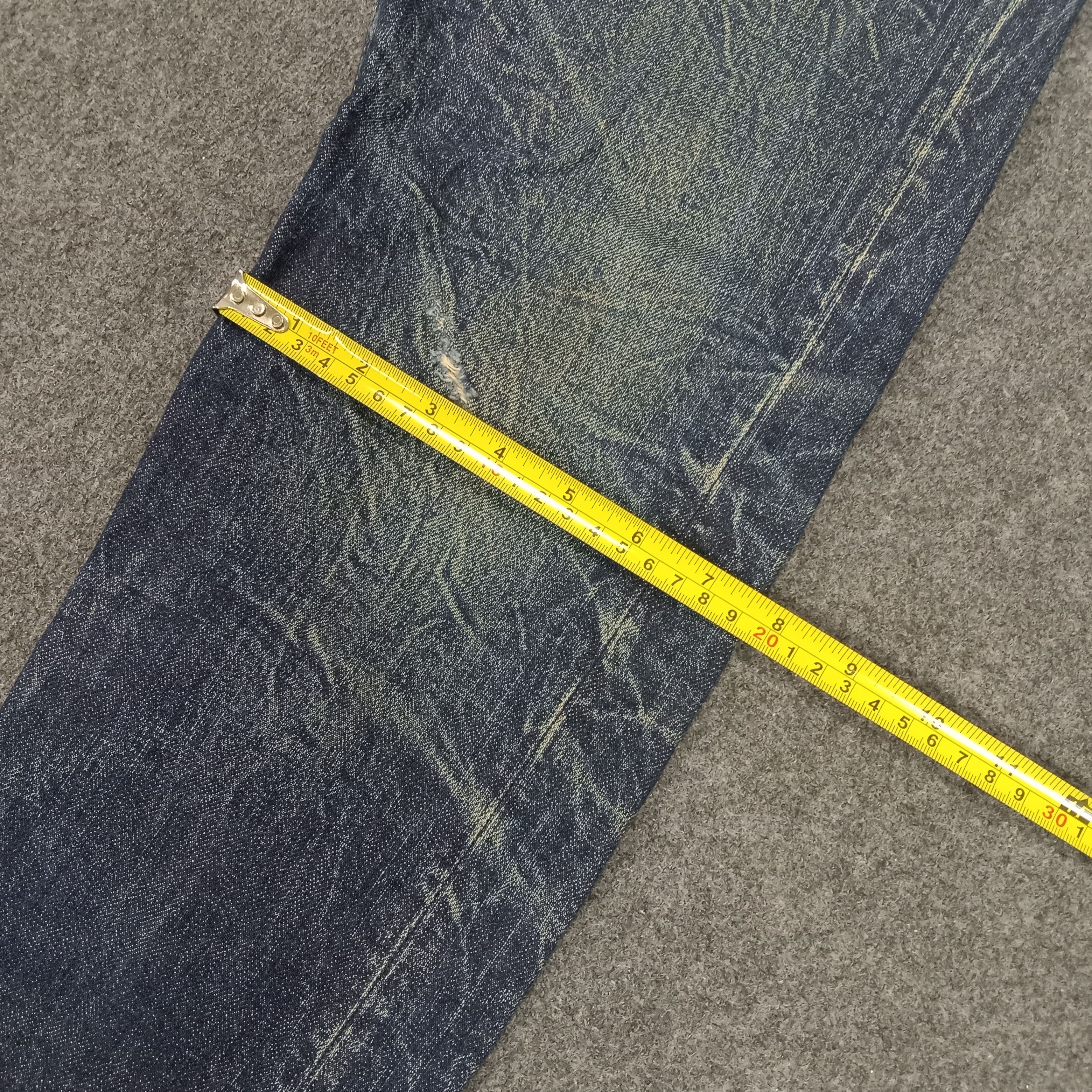 Evisu Evisu No 5 Selvedge Custom Art Daicock Denim Jeans Size US 31 - 13 Thumbnail