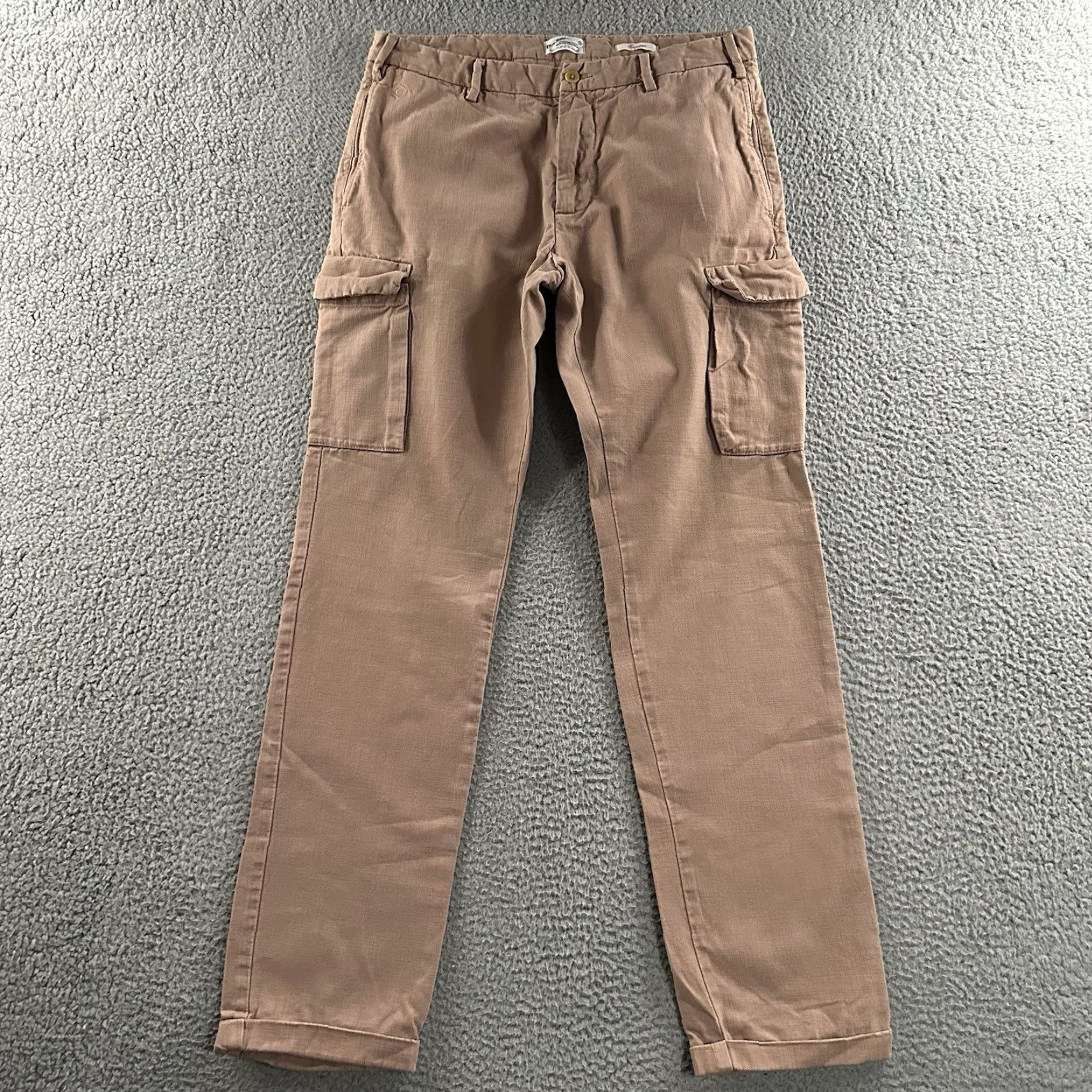 Gant Gant Rugger Mens Pants Pink Size 32x32 Cargo Hugger Canvas 100% Cotton Mens Size US 32 / EU 48 - 2 Thumbnail