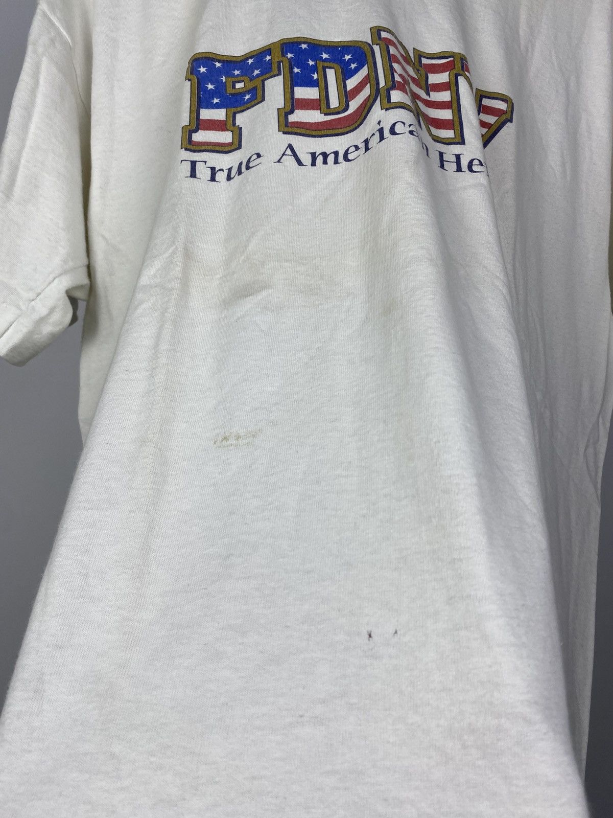 Vintage Vintage 90s FDNY Fire Depertament City Of New York T Shirt Size US XL / EU 56 / 4 - 7 Thumbnail