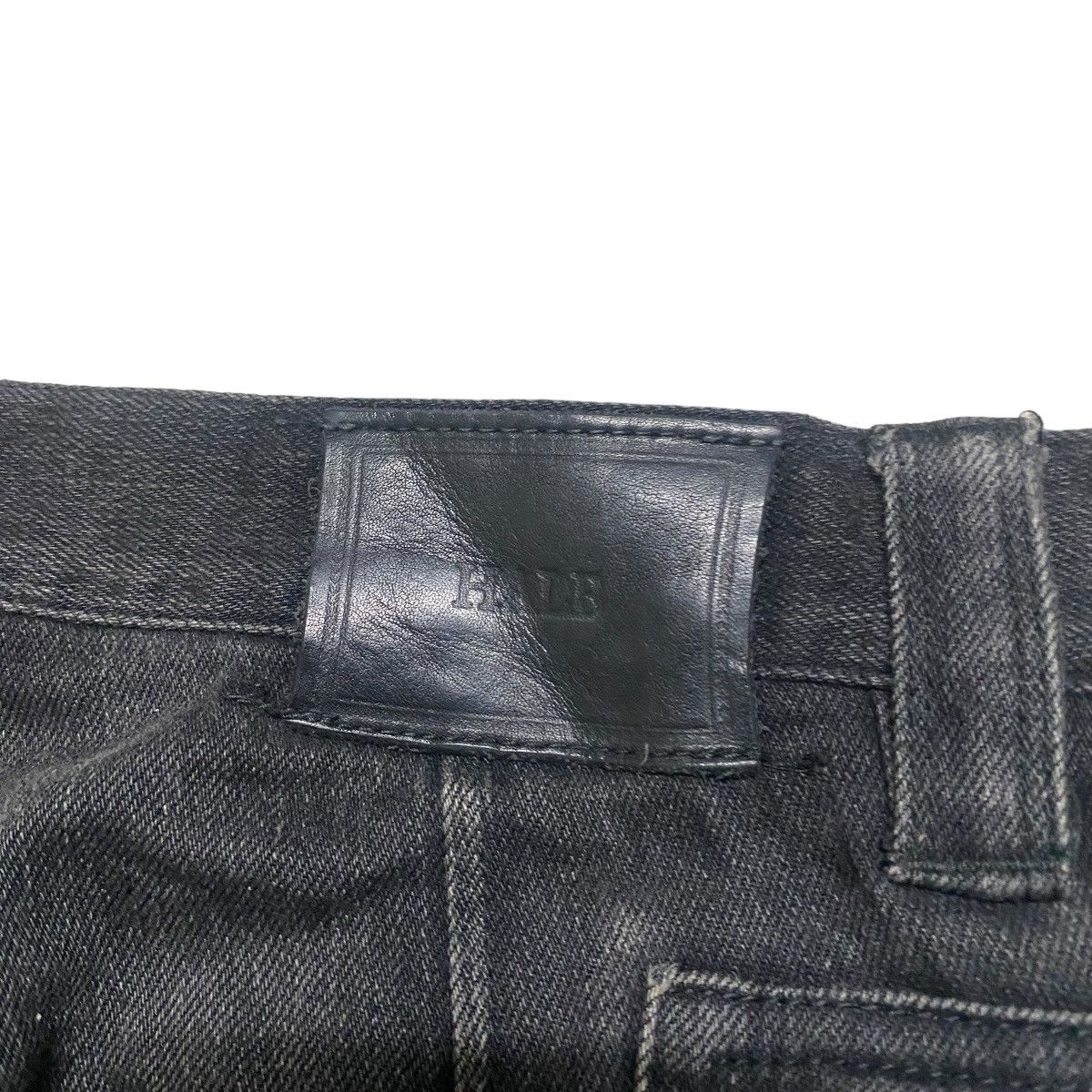 Japanese Brand HALB Black Assymetrical Denim Jeans Size US 30 / EU 46 - 13 Thumbnail