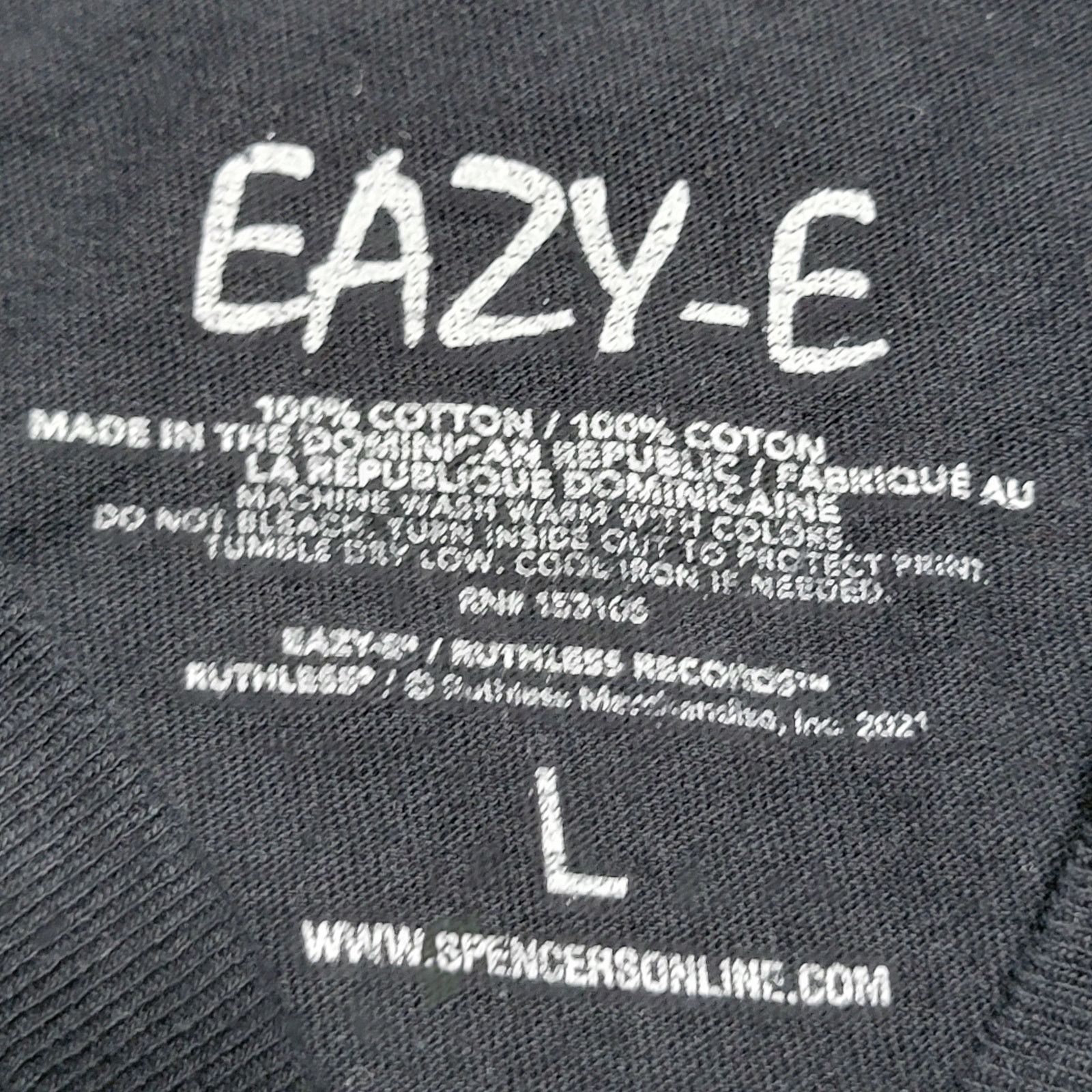 Other Eazy-E Black Unisex Tee - Size Large Size US L / EU 52-54 / 3 - 4 Thumbnail