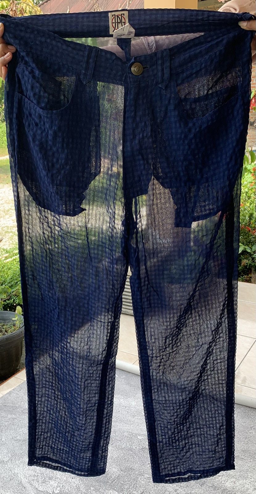 Jean Paul Gaultier Vintage JPG transparent Pant Size US 30 / EU 46 - 11 Thumbnail