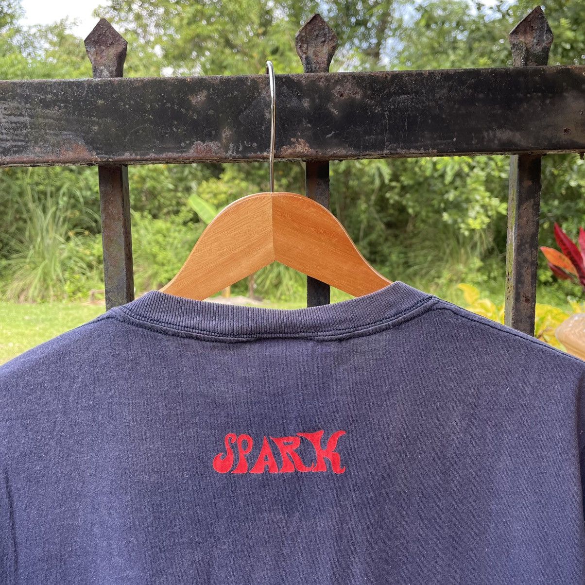 Vintage 🔥Vintage 90s Spark Skateboard Big Logo Spellout Skate Tee Size US M / EU 48-50 / 2 - 3 Thumbnail