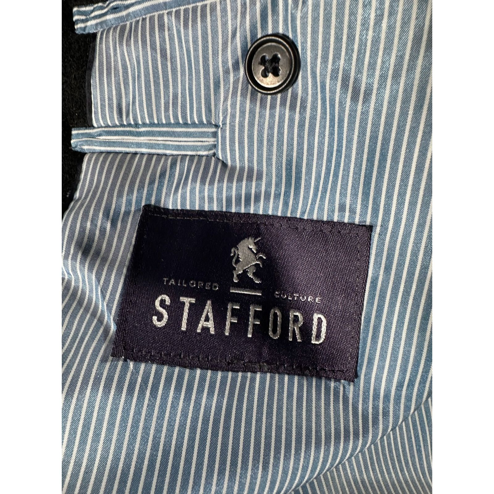 Stafford Stafford Camel Hair Sport Coat Blazer Mens 46 Grey Jacket Size US XXL / EU 58 / 5 - 7 Thumbnail