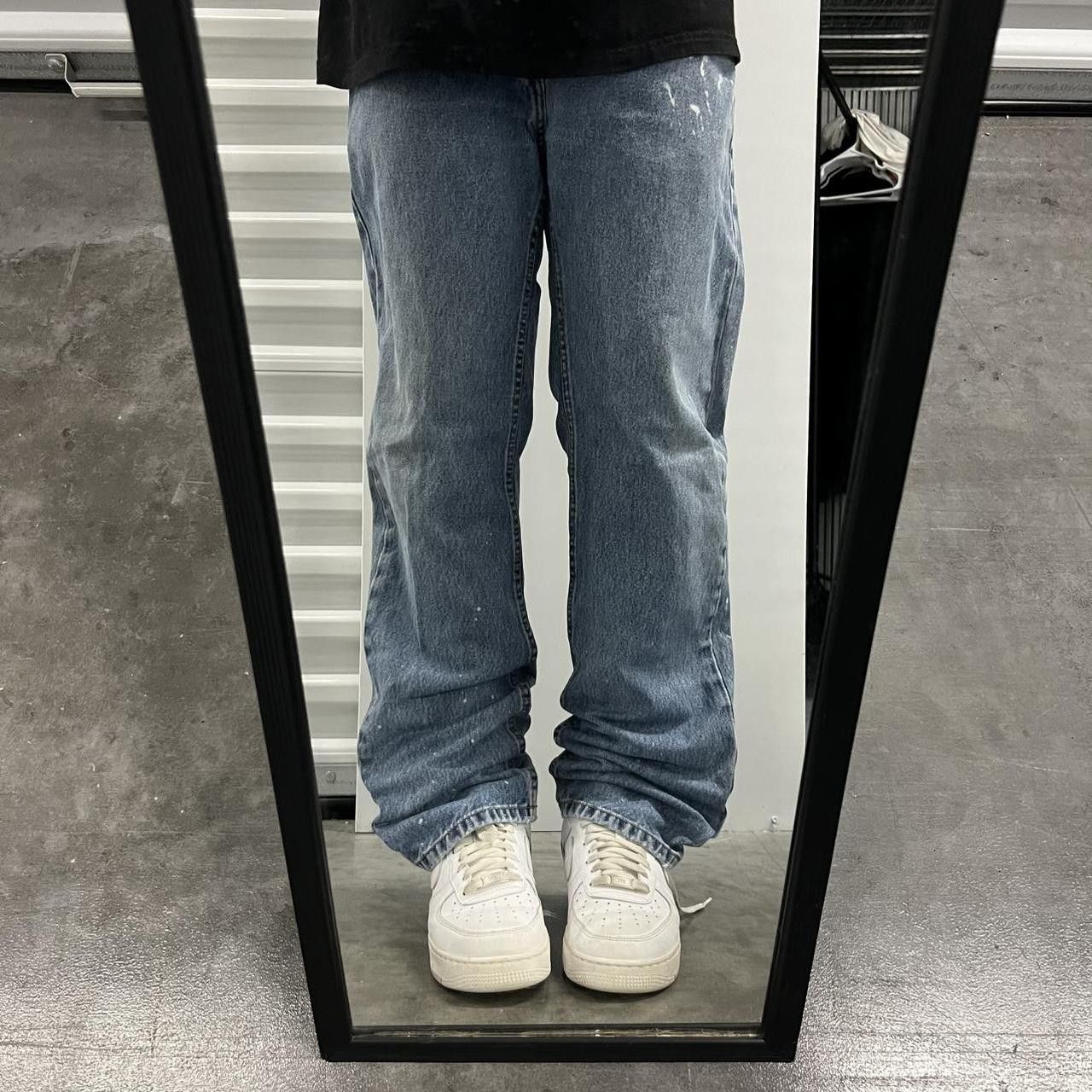 Levi's × Vintage Vintage Y2K Levis 505 Skater Style Medium Wash Denim Jeans! Size US 35 - 1 Thumbnail