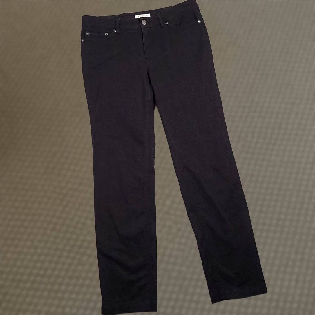 Jones New York Jones New York Sport Ankle Pants Women’s 4P Petite Black Snake Print Pockets Size 27" / US 4 / IT 40 - 1 Thumbnail