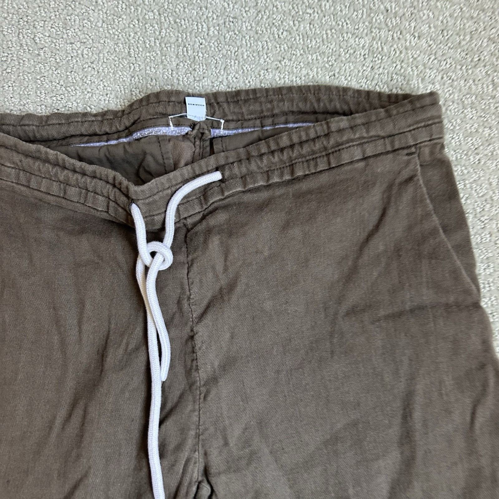 James Perse James Perse Womens Lounge Sweatpants Brown Athleisure Drawst Size 26" / US 2 / IT 38 - 3 Thumbnail