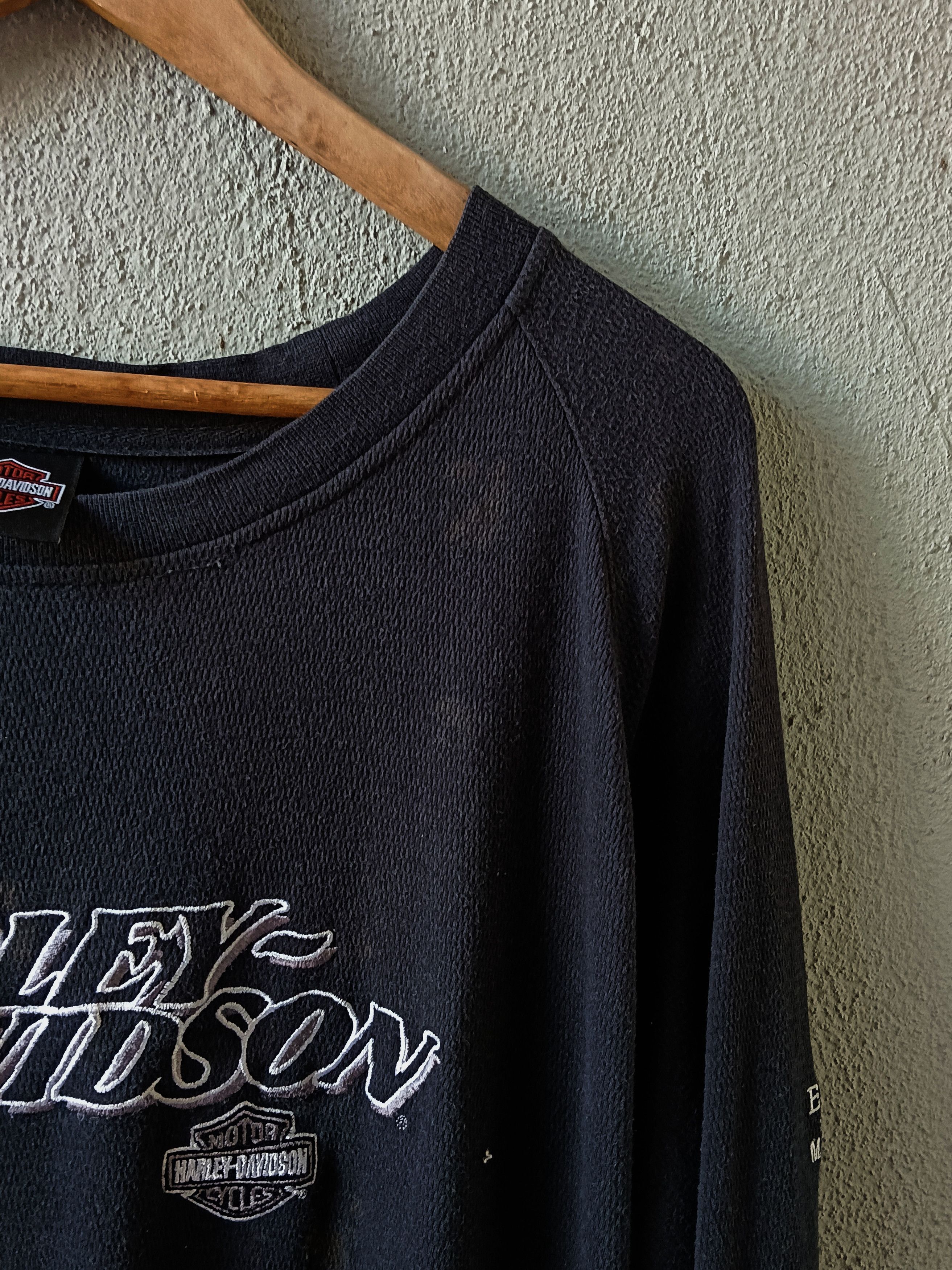 Harley Davidson Vintage Harley Davidson Raglan Sweatshirt Size US XXL / EU 58 / 5 - 6 Thumbnail