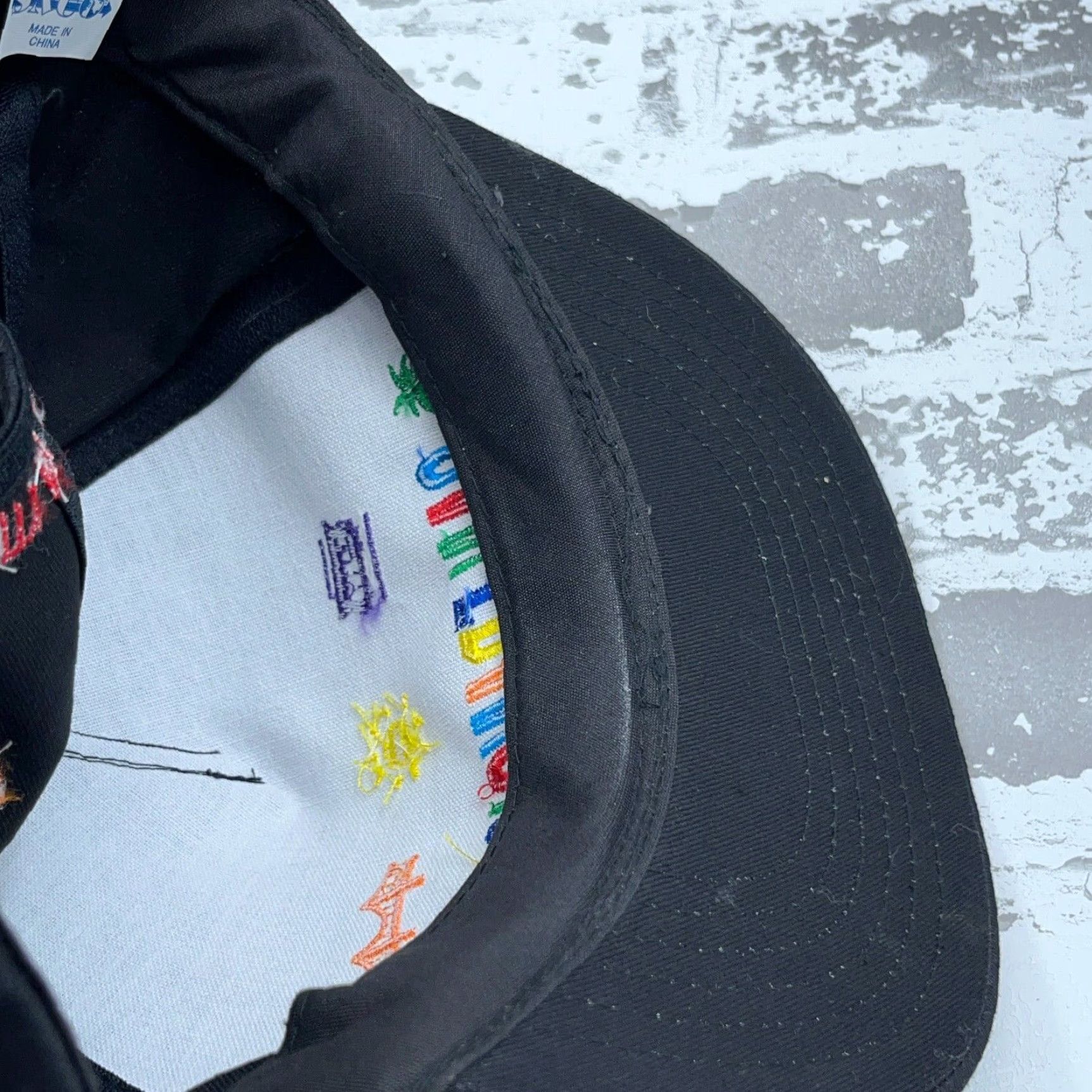 Vintage VINTAGE SNCO San Francisco Hat Cap Snapback 90s Y2K Retro Souvenir Black Nylon Twill Logo Adjustable Size ONE SIZE - 7 Thumbnail