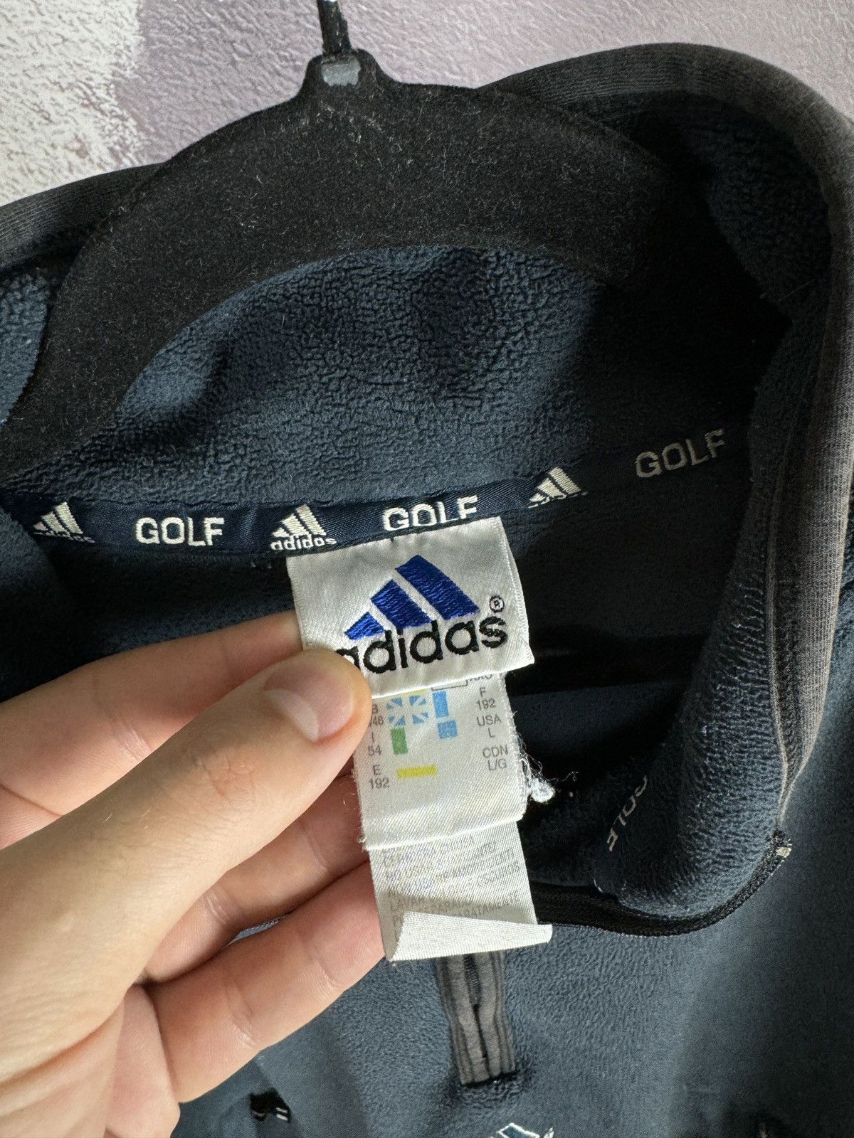 Adidas Adidas Golf vintage 90s half zip fleece sweater Size US L / EU 52-54 / 3 - 6 Thumbnail